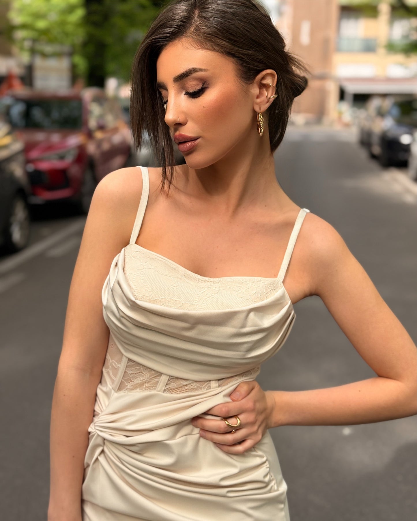 ABITO ZAIRA BEIGE