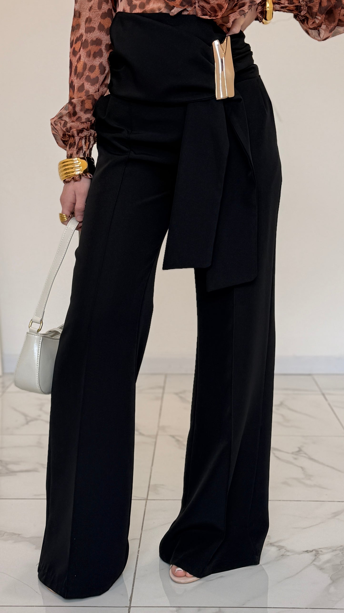 PANTA GOLD NERO
