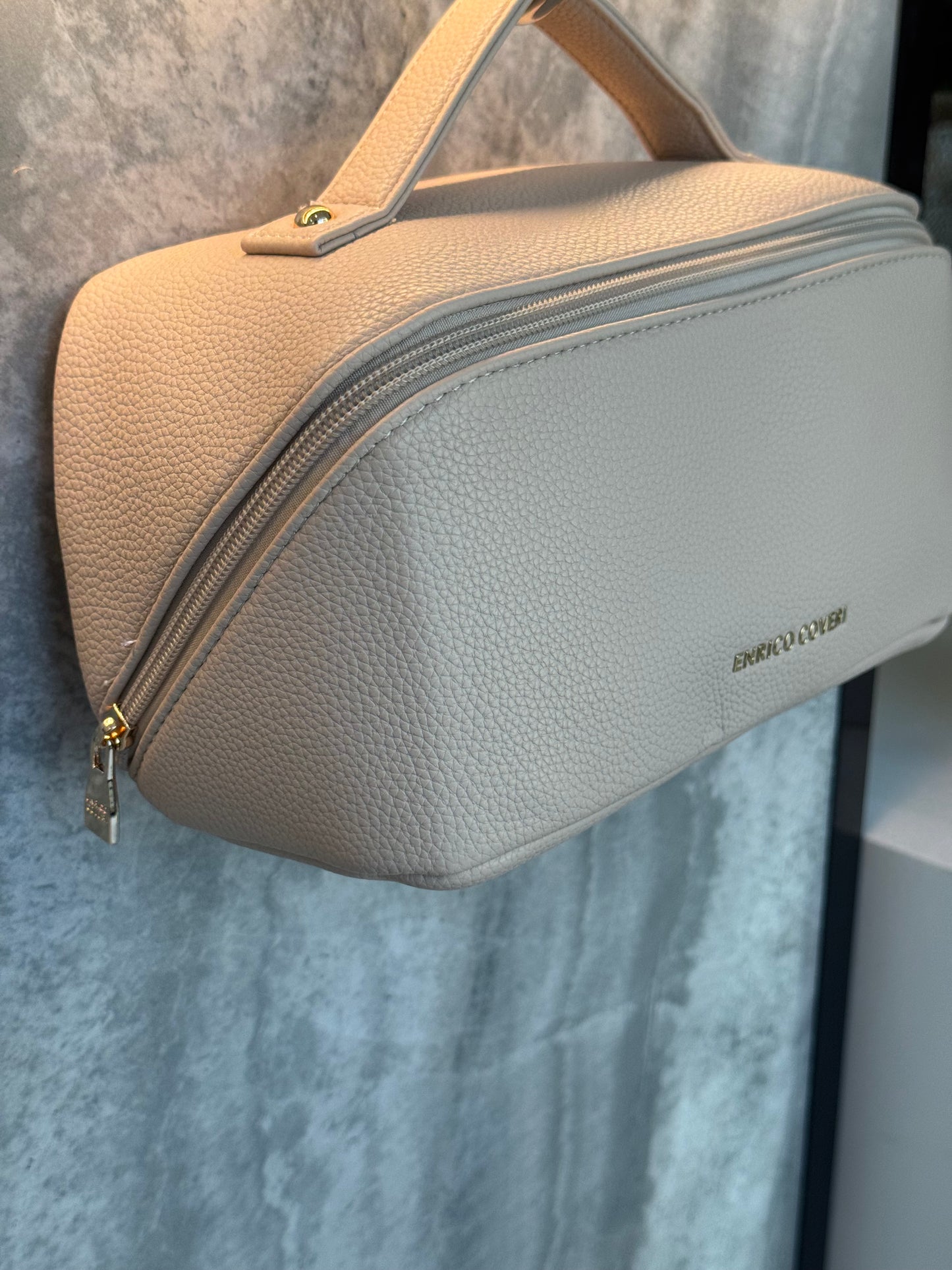 POCHETTE ENRICO COVERI BEIGE