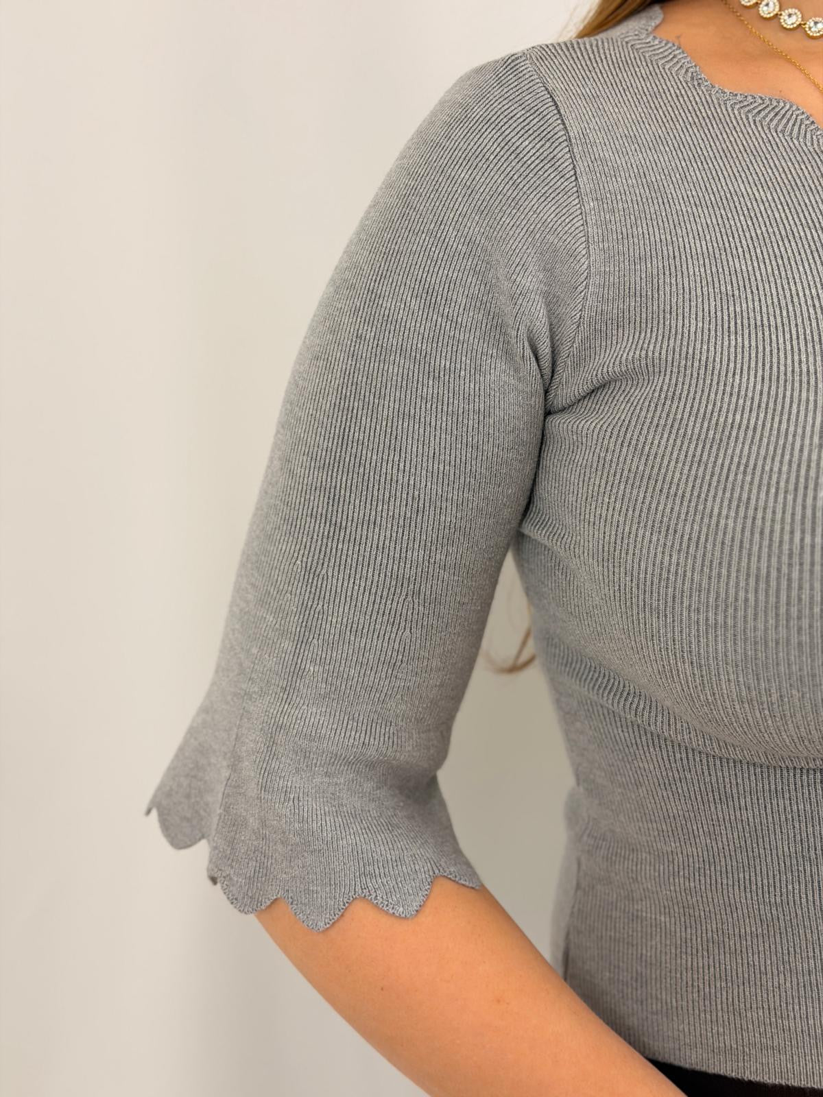 MAGLIA TAYDA GRIGIA