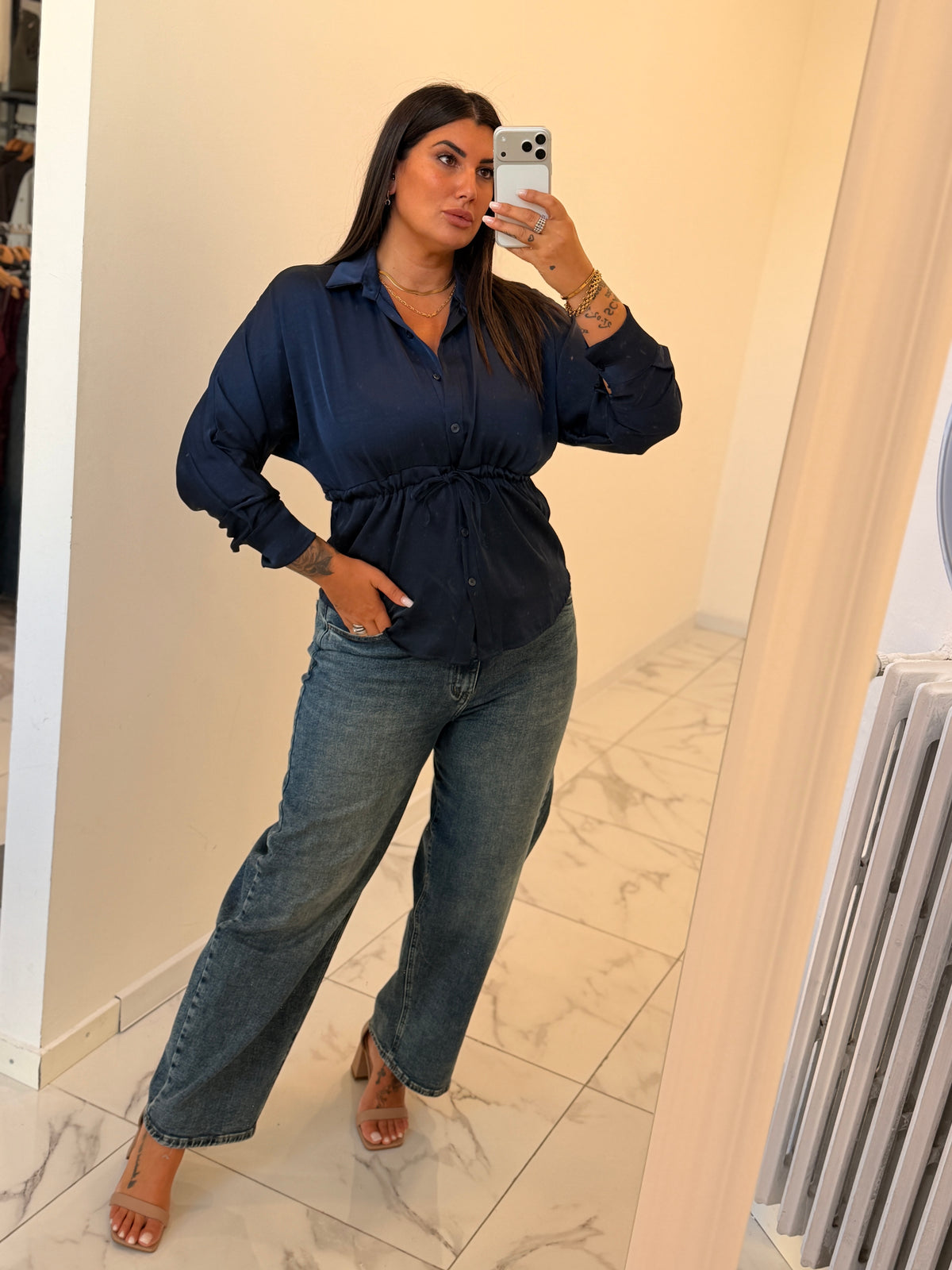 CAMICIA JESSIE BLU