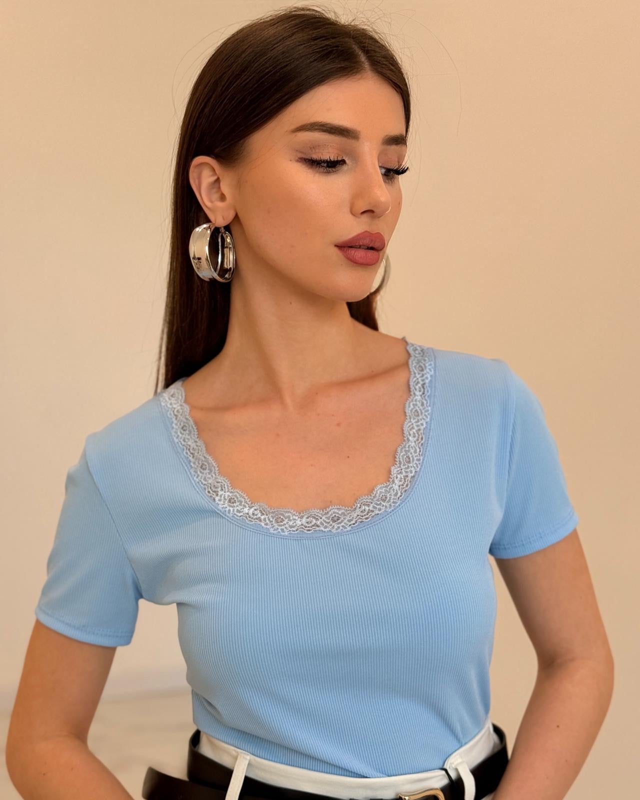 T-SHIRT FIONA AZZURRA