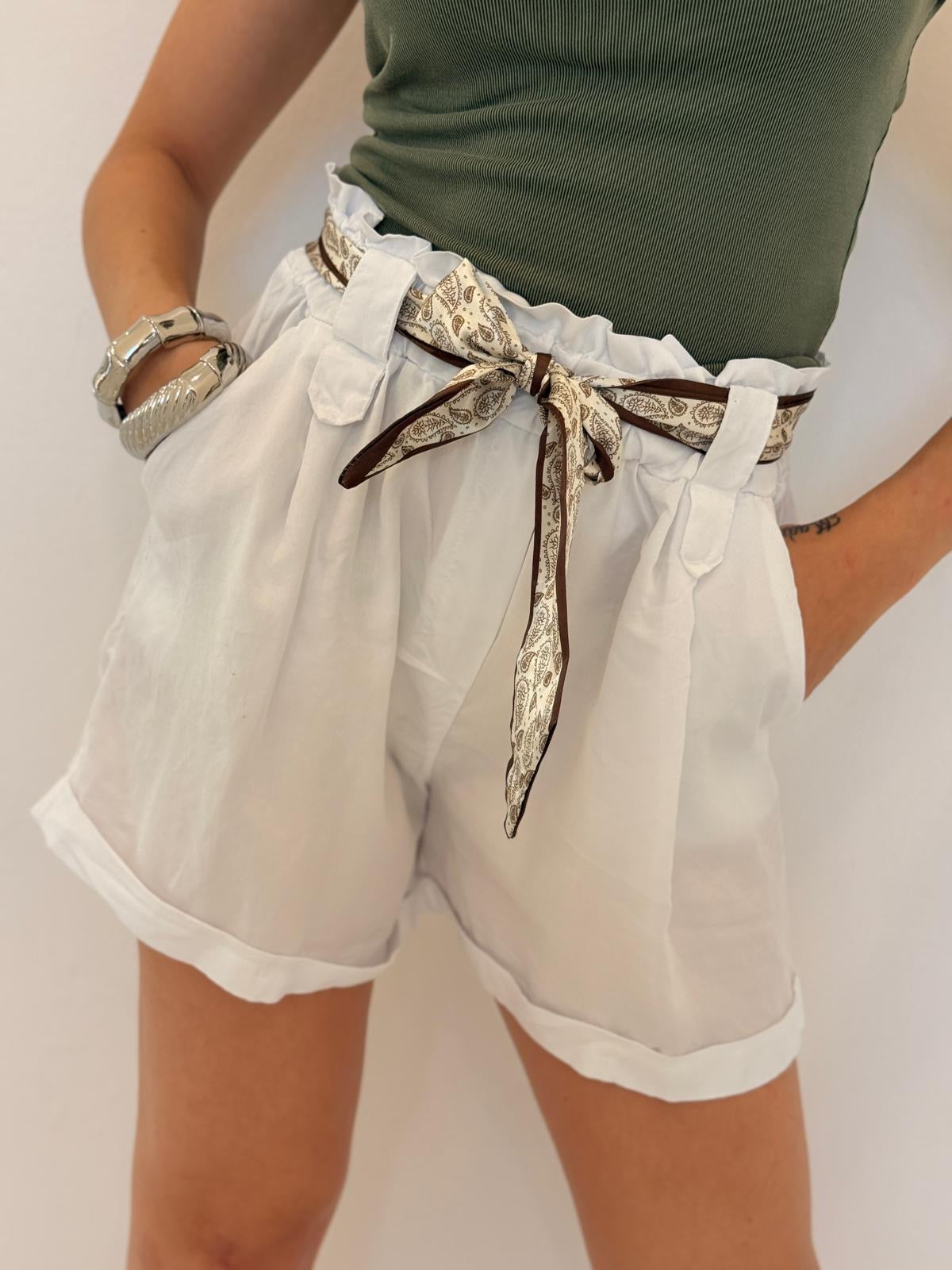 SHORTS IRIS BIANCO