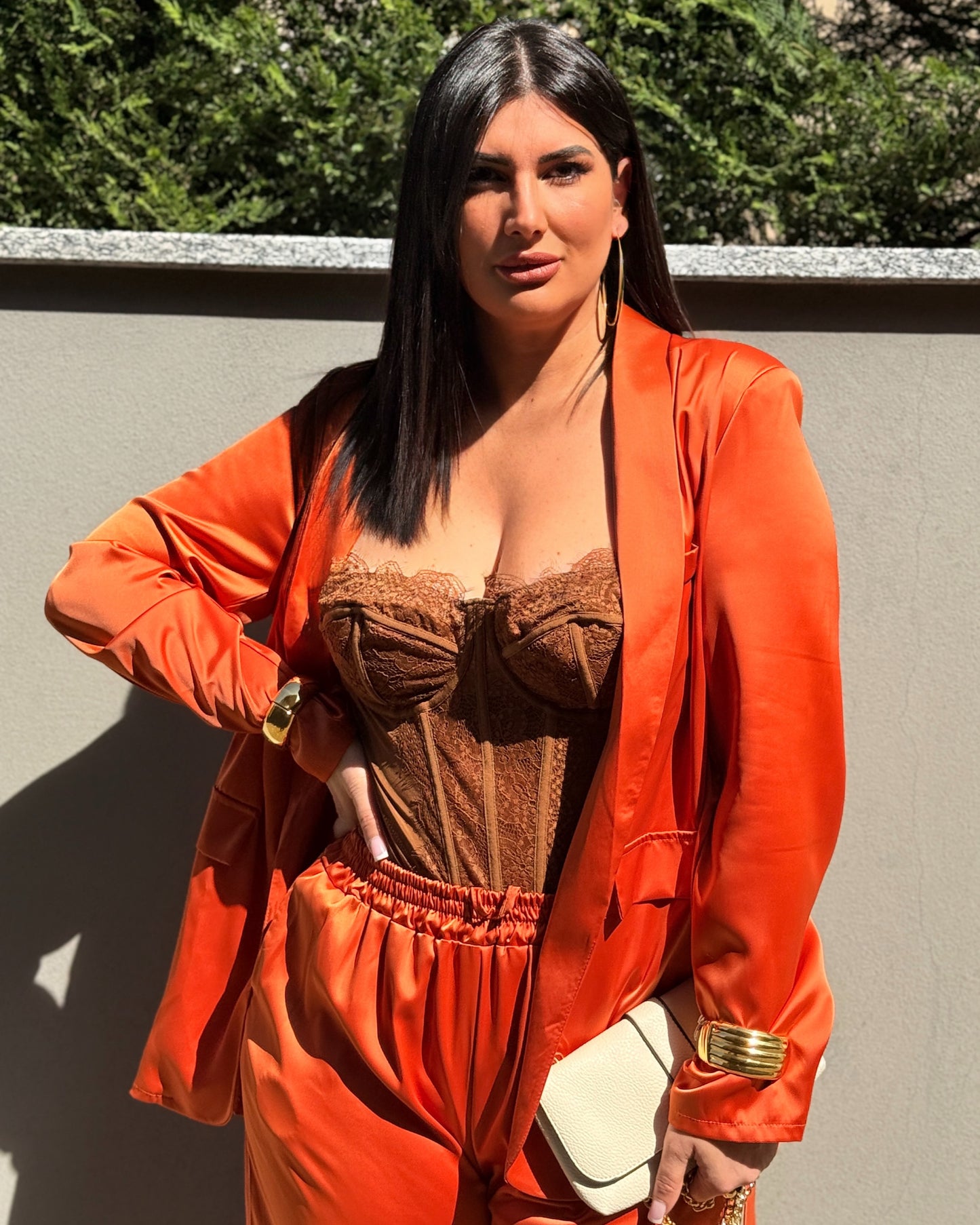 TAILLEUR CALLIOPE CURVY ARANCIONE