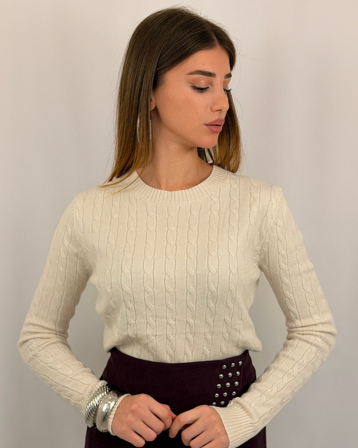 MAGLIA TRECY PANNA
