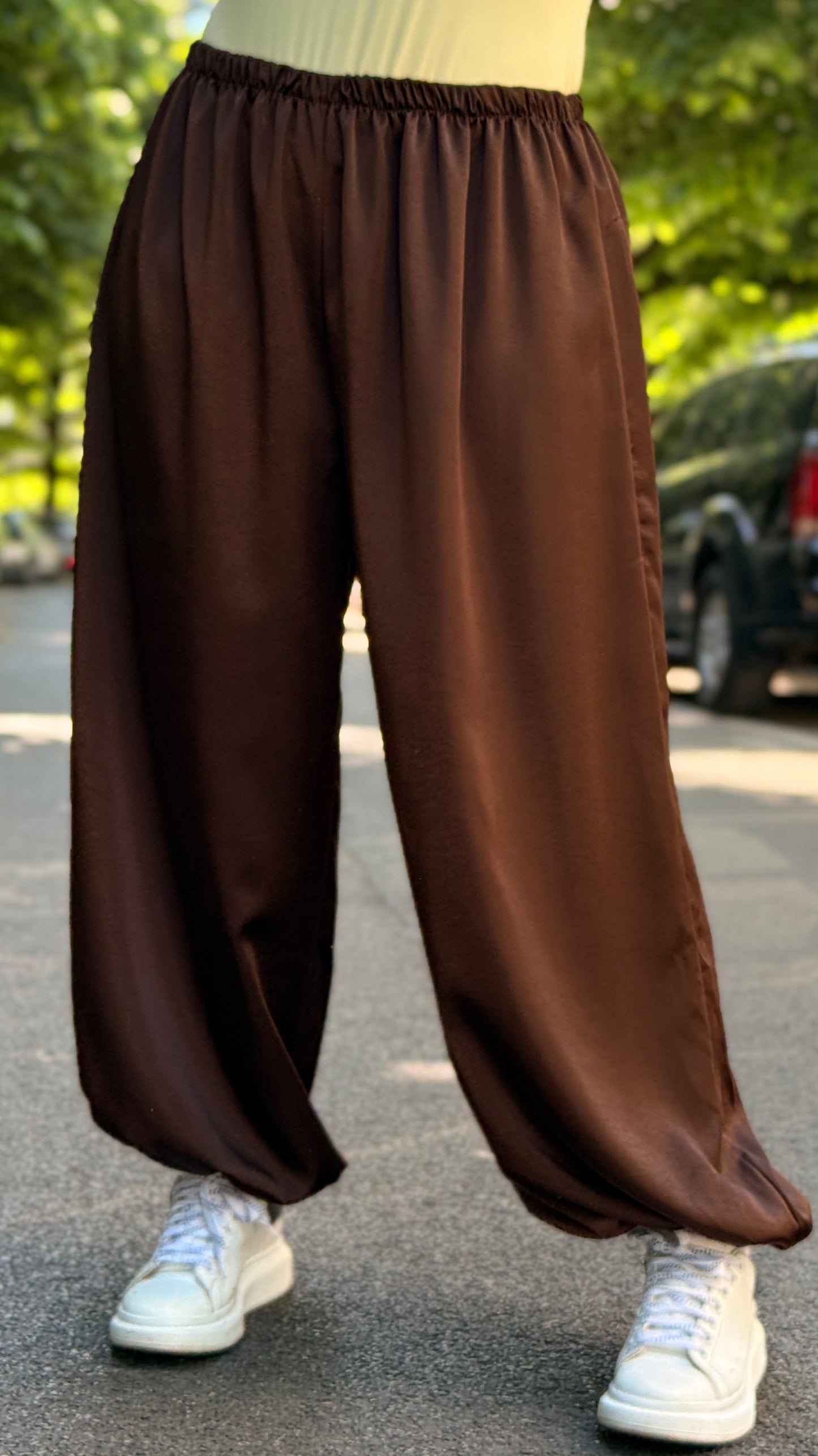 PANTA ALADIN CURVY MARRONE