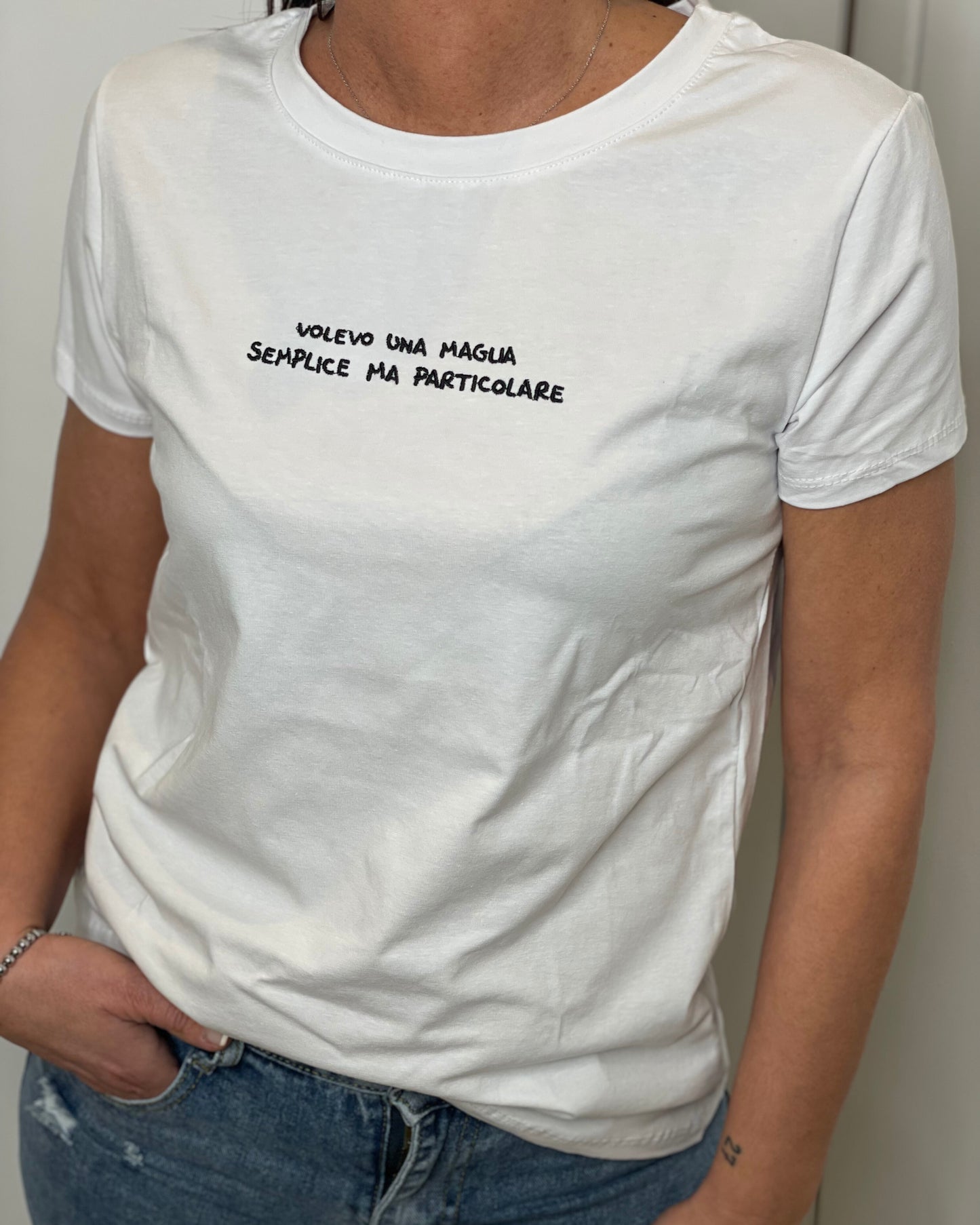 T-shirt scritte black