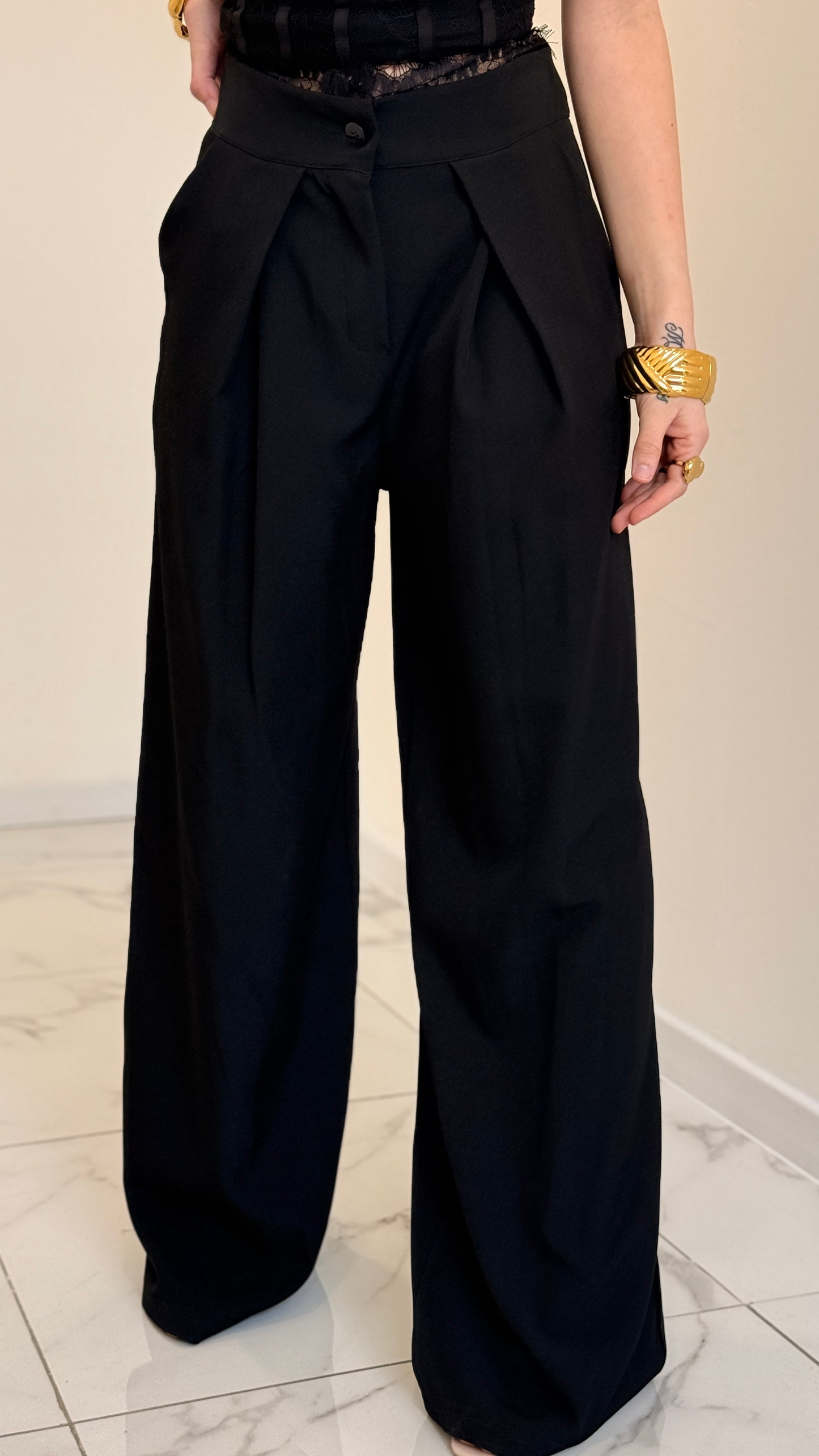 PANTA TEAK NERO