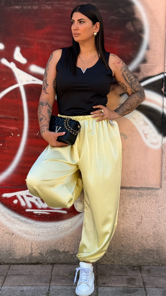 PANTA ALADIN CURVY GIALLO
