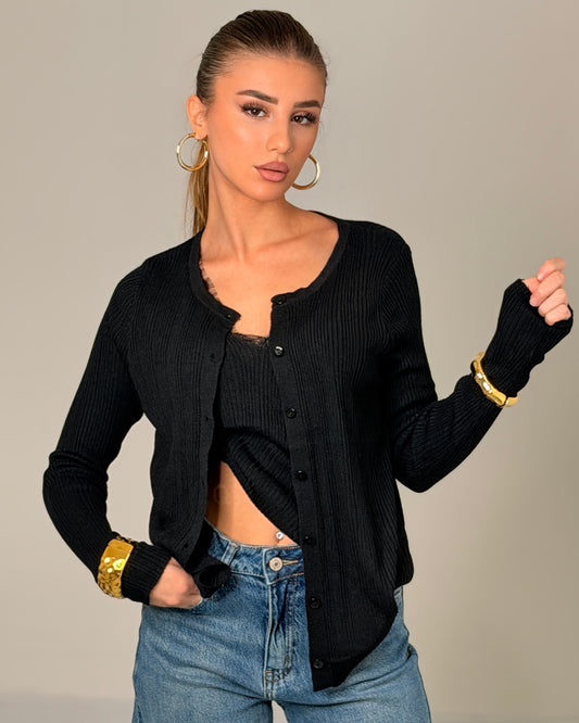 CARDIGAN LIDIA NERO