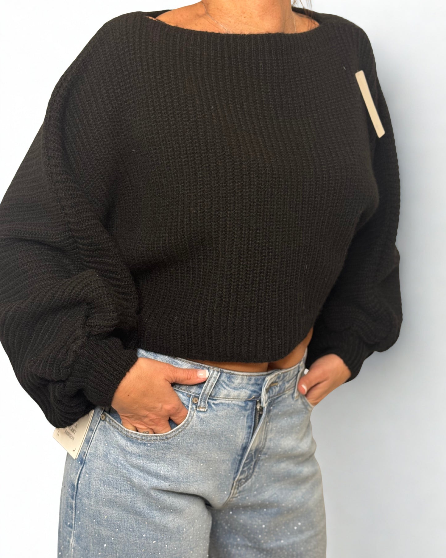 PULL CROP OVER più varianti colore