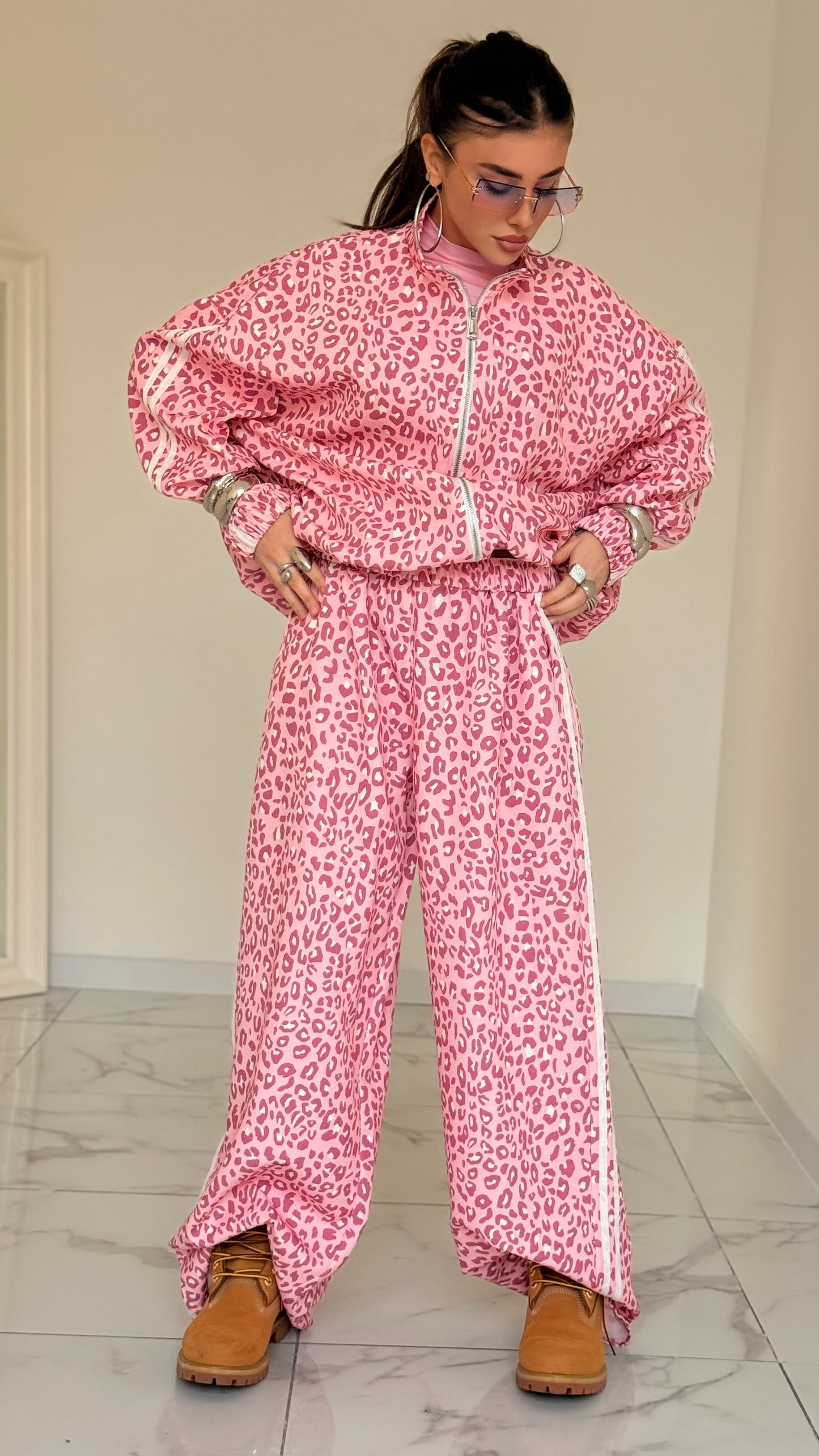 COMPLETO TUTA MACULATA ROSA