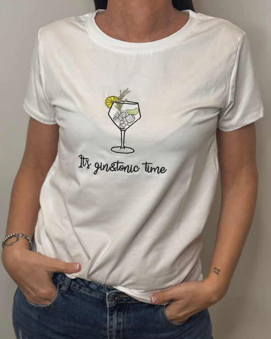 T-shirt scritte black