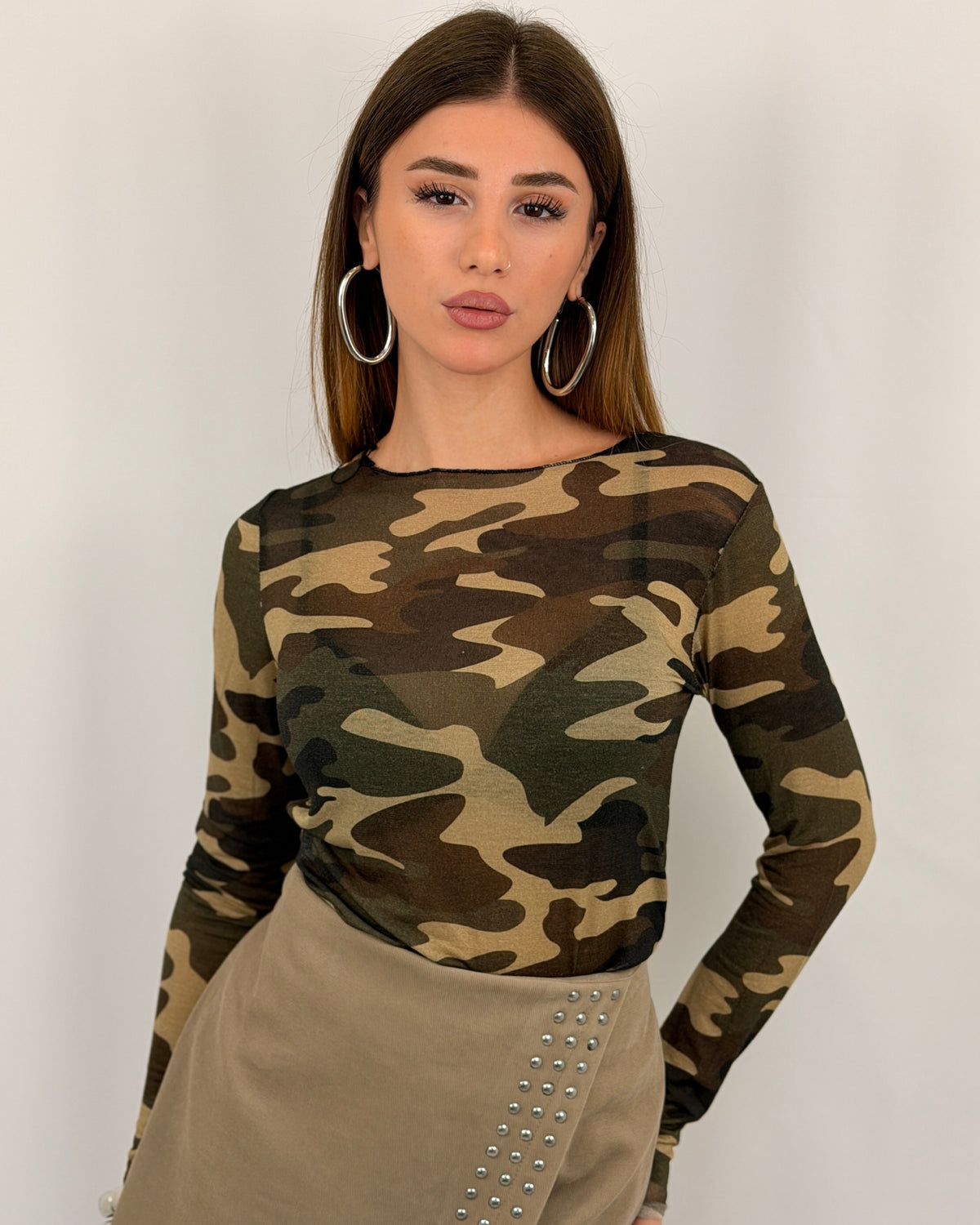 MAGLIA CASHMERE MILITARE