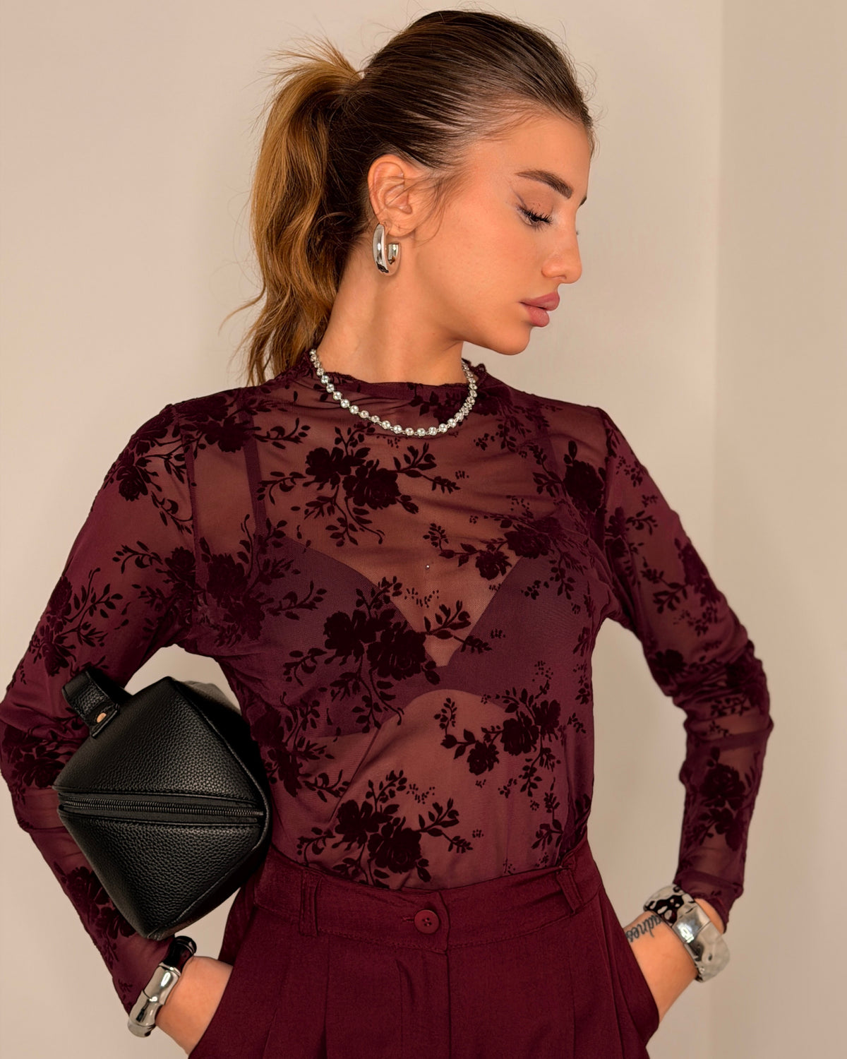 MAGLIA FRANCY BORDEAUX