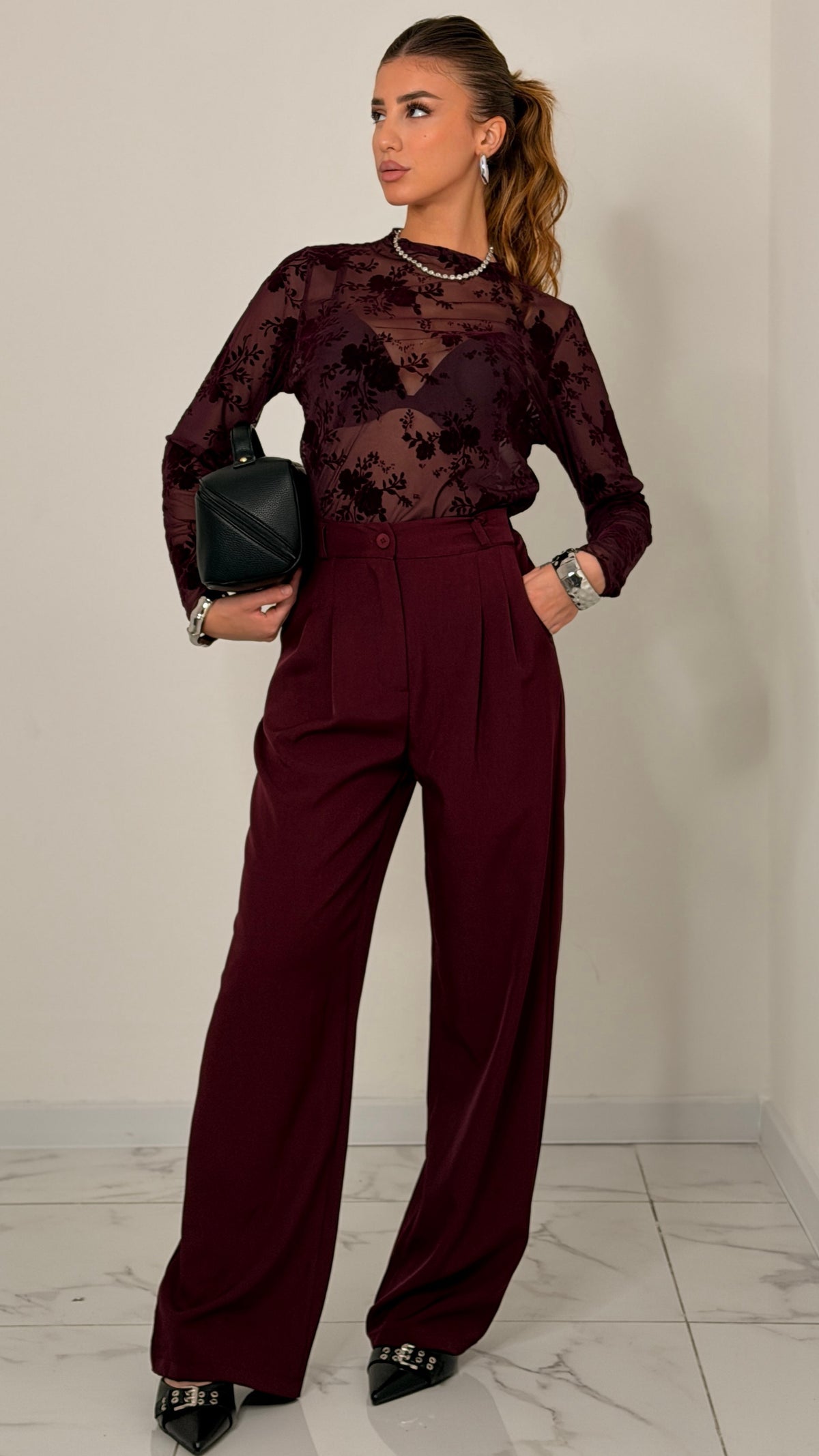 MAGLIA FRANCY BORDEAUX