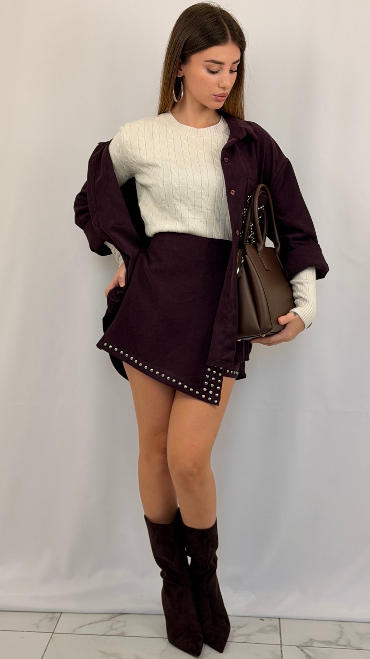 SHORTS ELY BORDEAUX