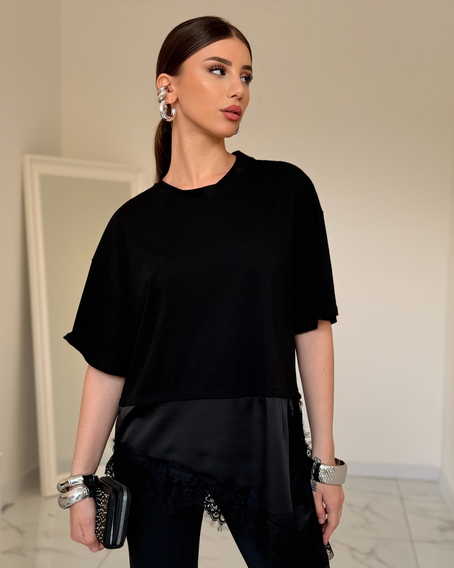 T-SHIRT HONEY NERA