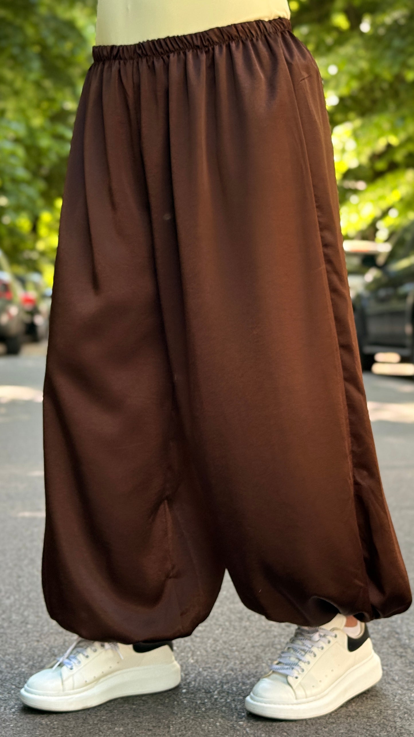 PANTA ALADIN CURVY MARRONE