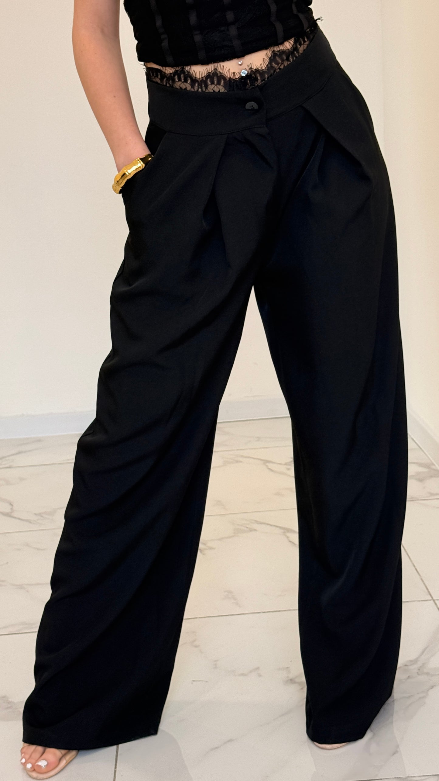 PANTA TEAK NERO
