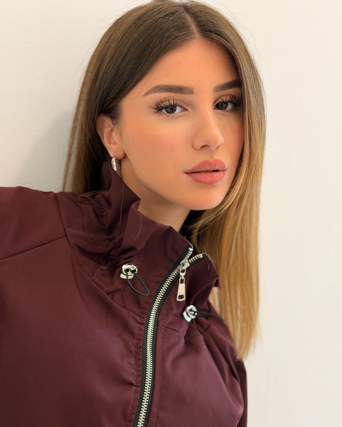 BOMBER ELETTRA BORDEAUX