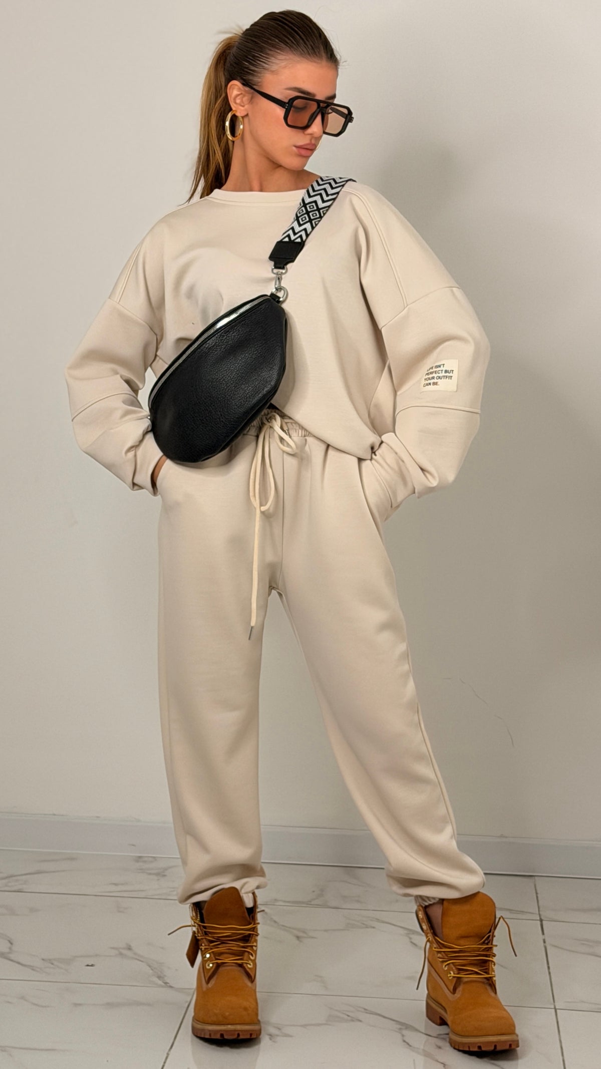 COMPLETO TUTA COCO BEIGE
