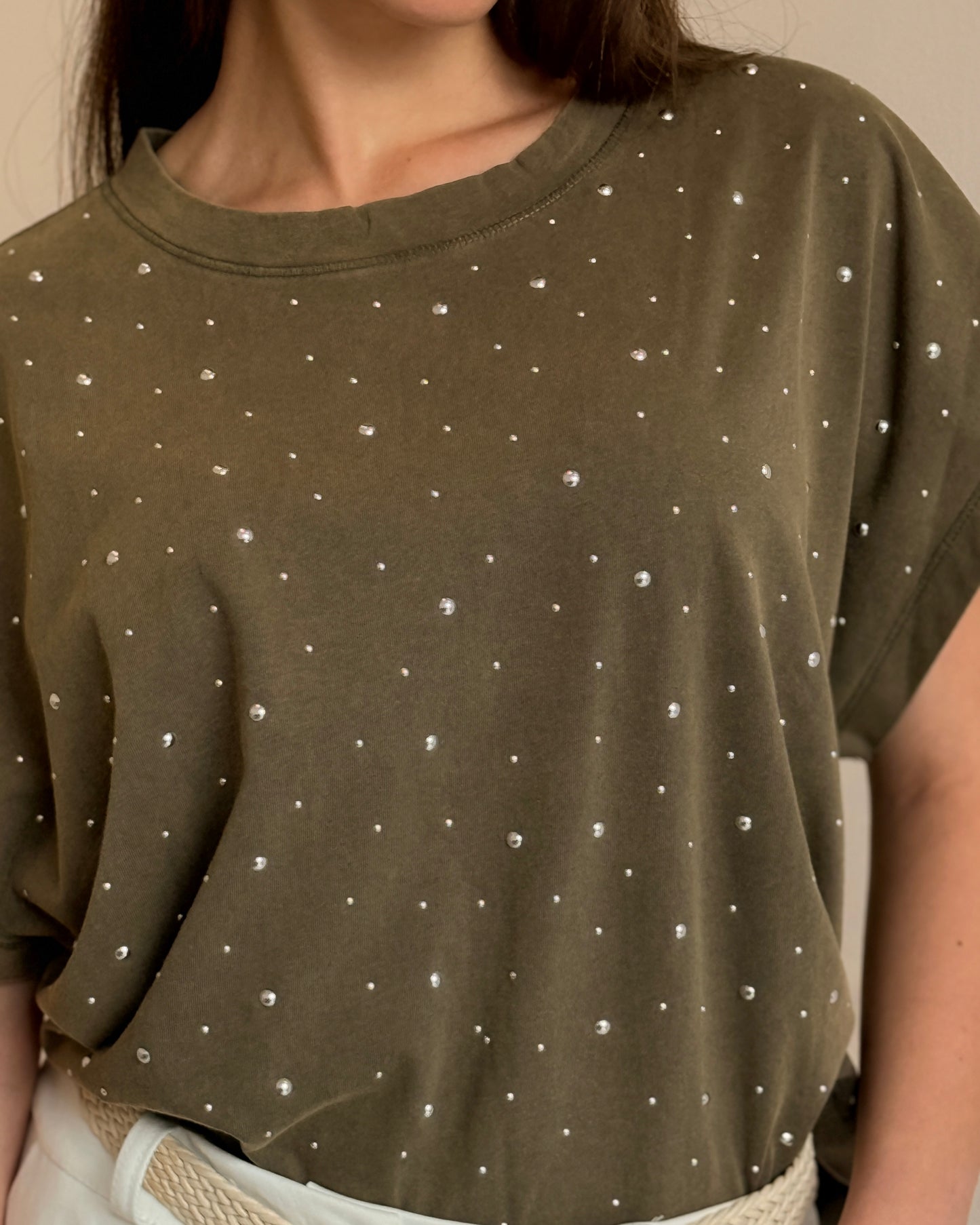 T-SHIRT SWAROVSKI VERDE