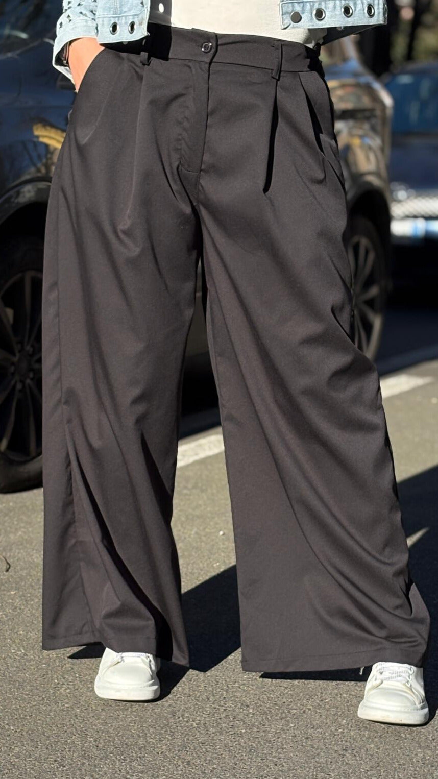 PANTA ALICE NERO CURVY