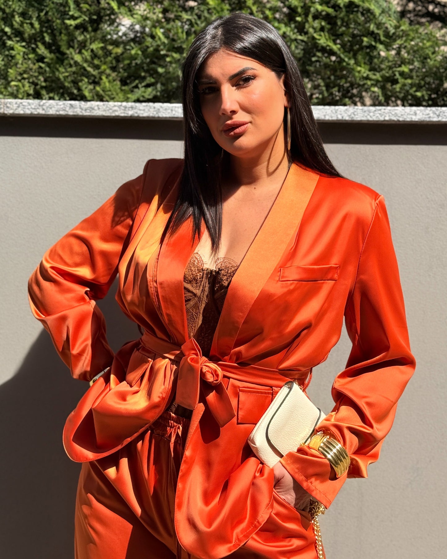 TAILLEUR CALLIOPE CURVY ARANCIONE