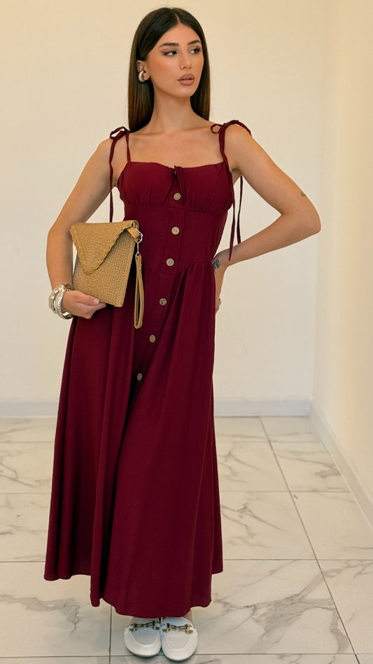 VESTITO BONNY BORDEAUX
