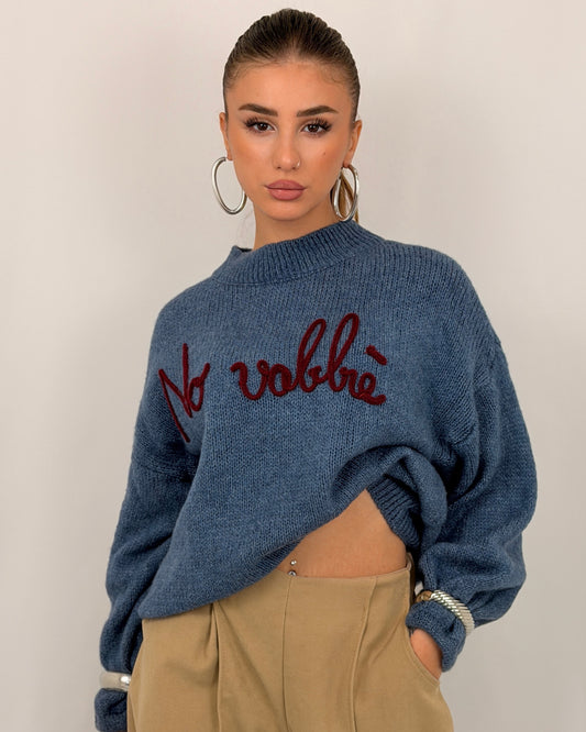 PULL NO VABBÈ AZZURRO