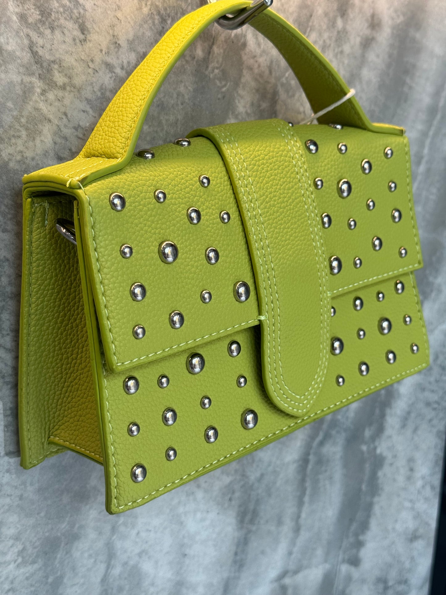 BORSA BORCHIE VERDE