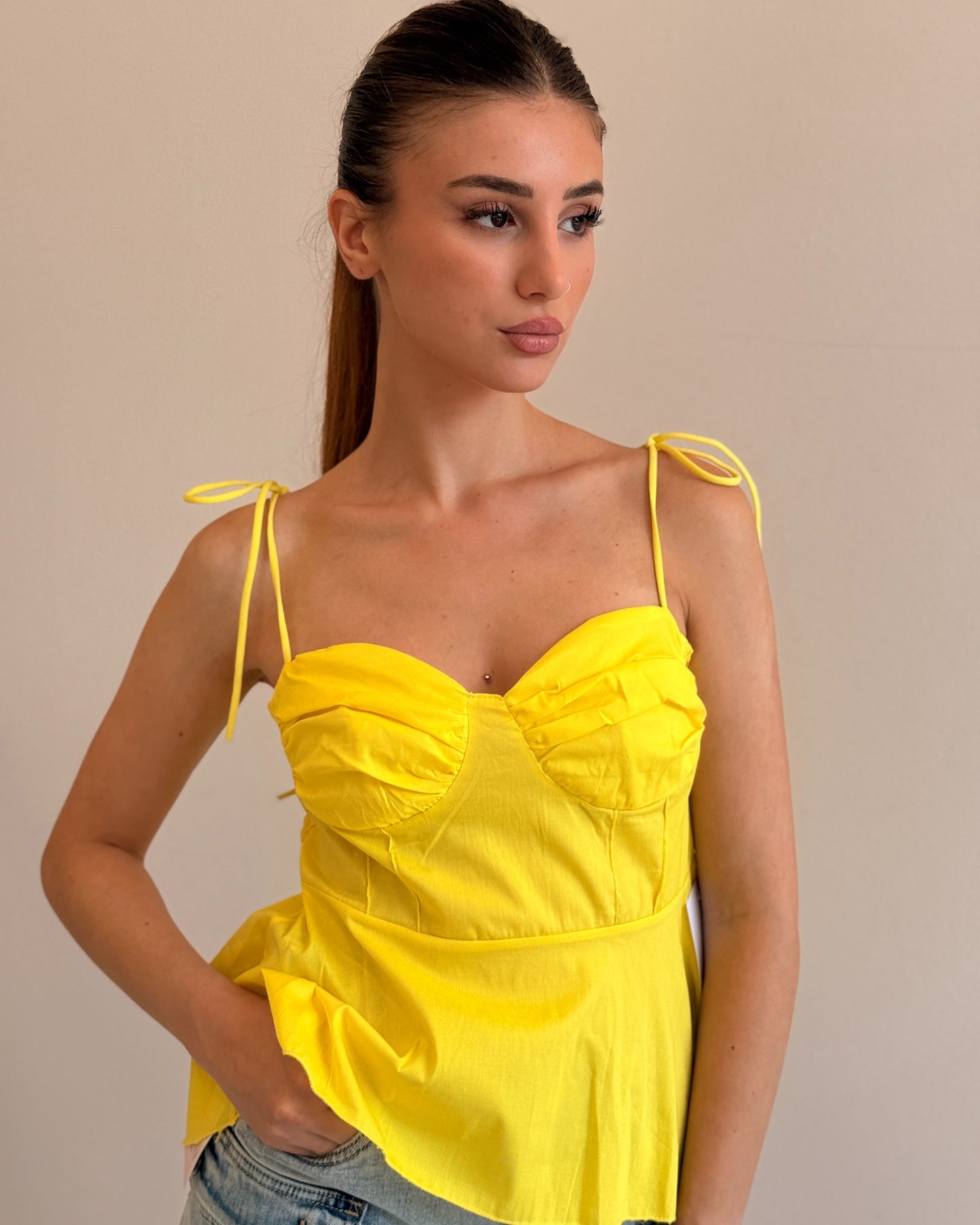 TOP KELLY GIALLO