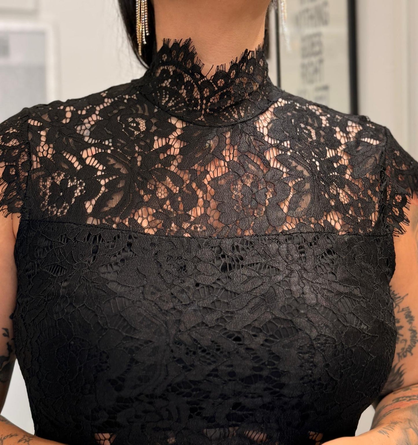 VESTITO PIZZO CURVY