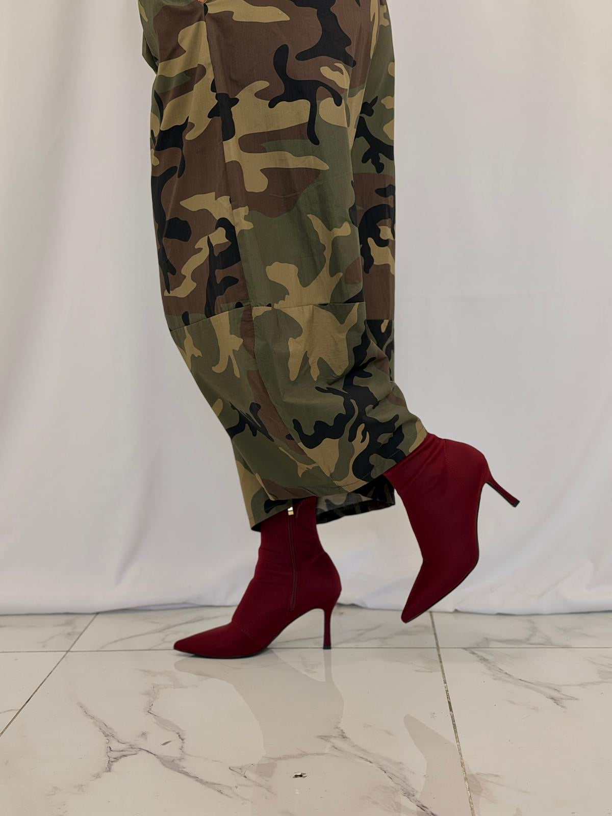 PANTA MILITARE CURVY