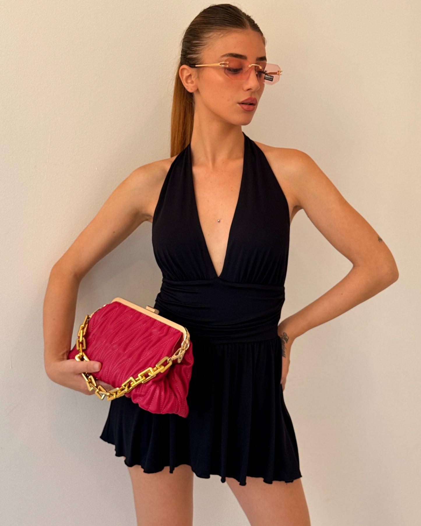 VESTITO SELMA NERO