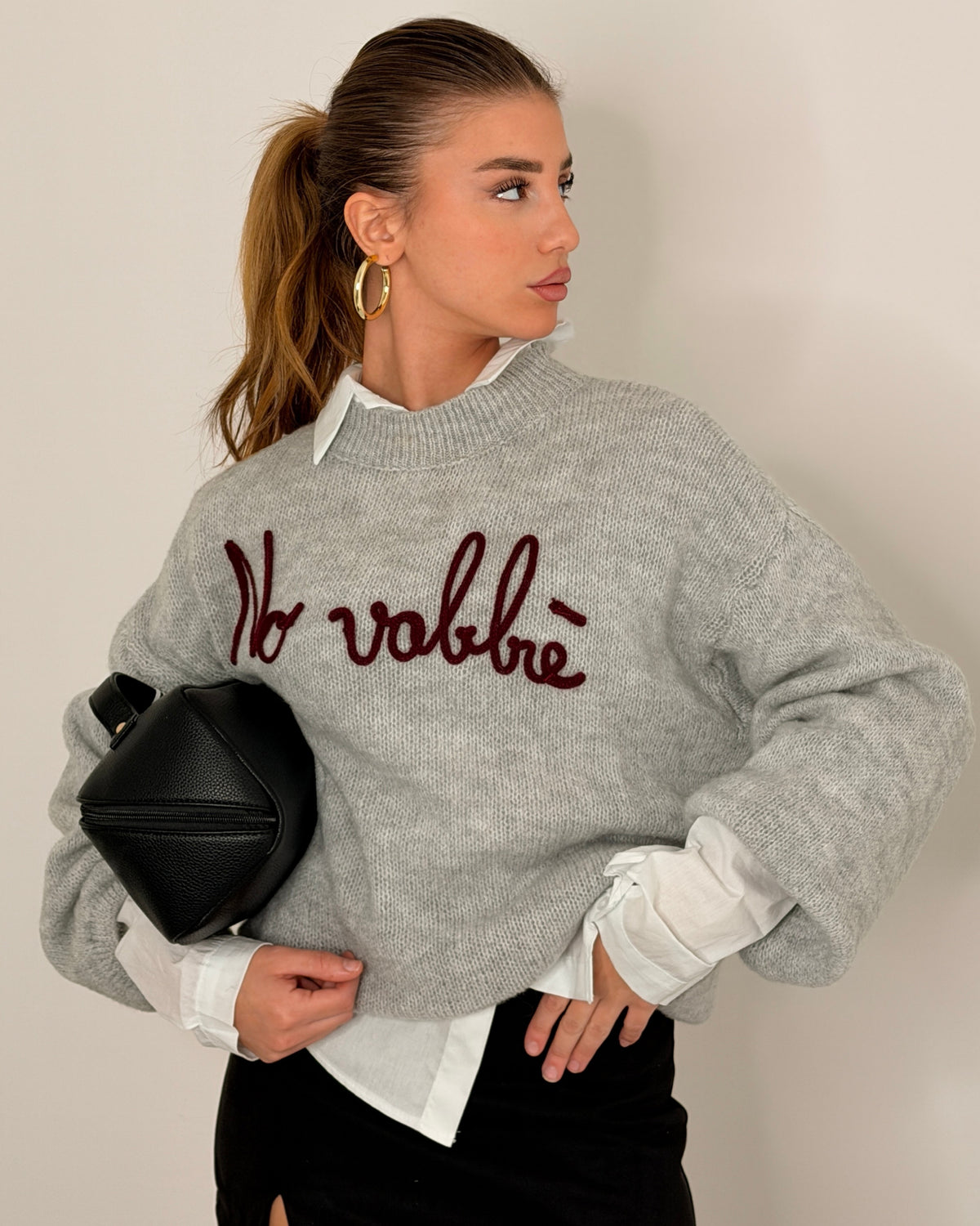 PULL NO VABBÈ GRIGIO