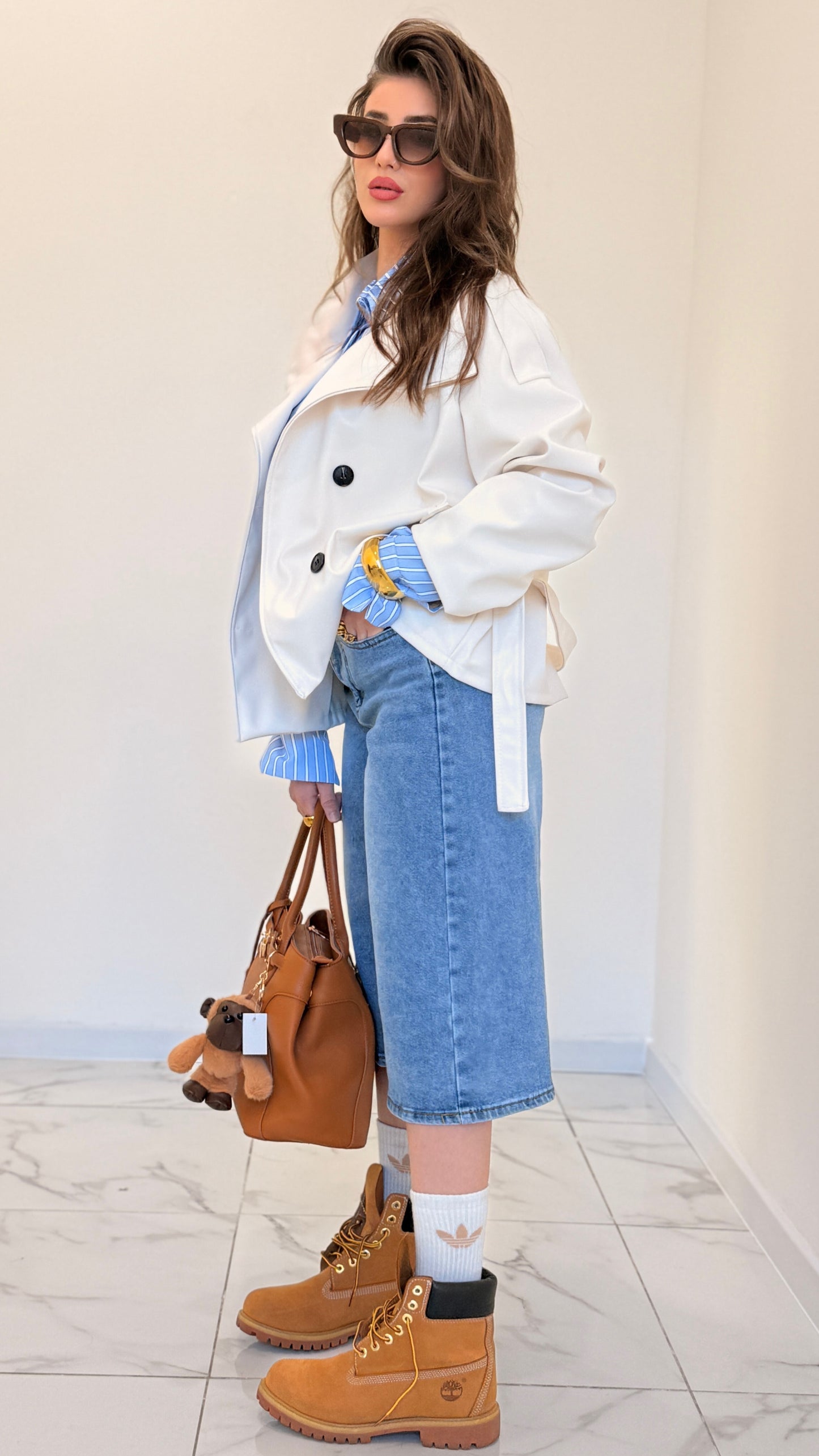 GIACCA PELLE MISSY BIANCA