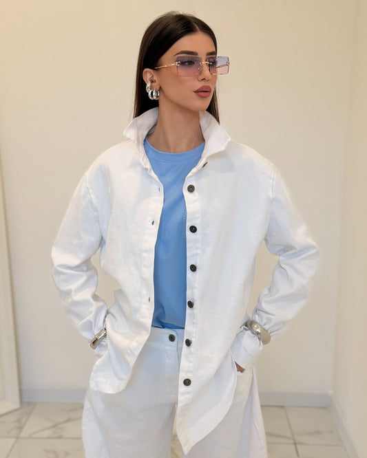 CAMICIA DENIM VICKY BIANCA