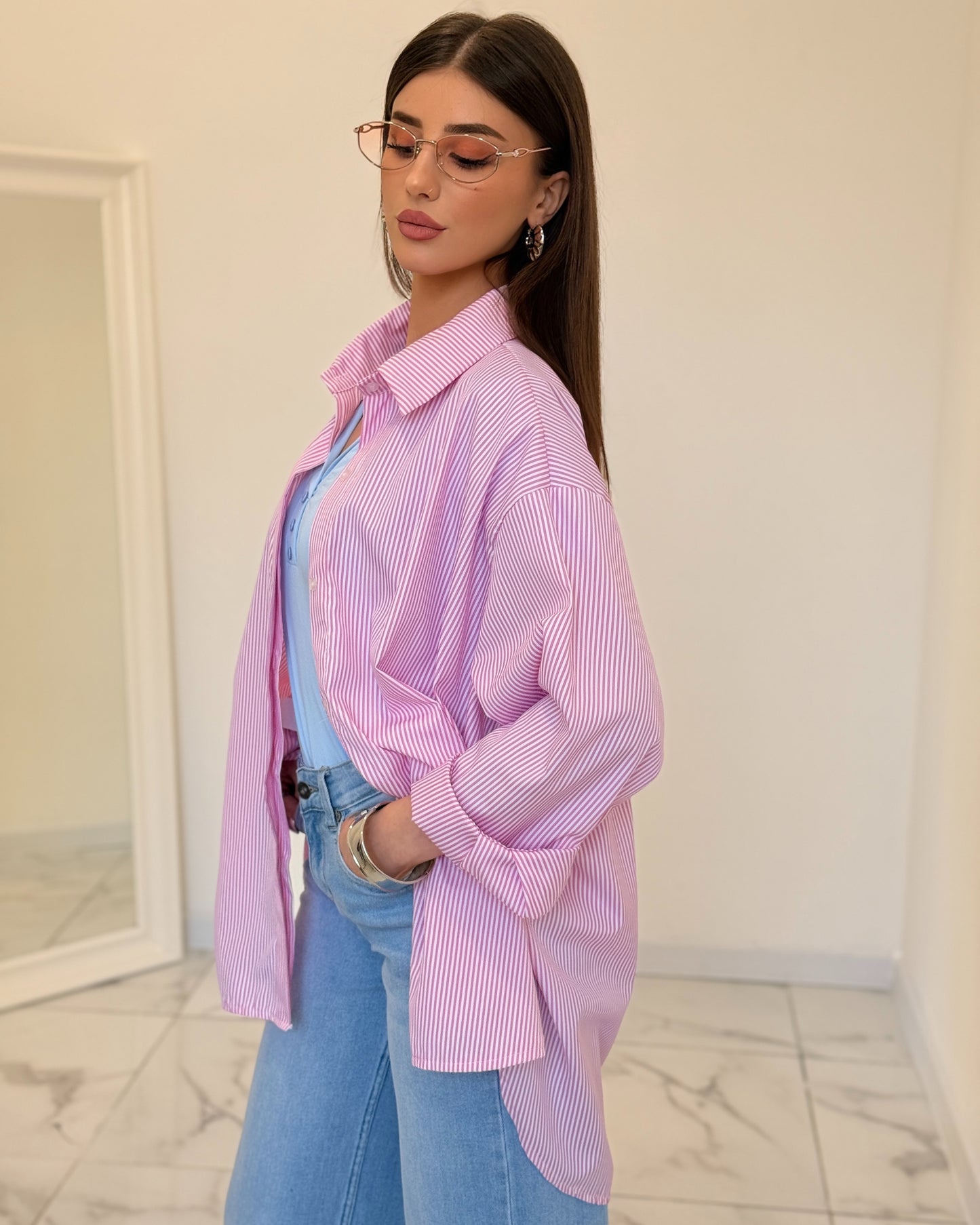CAMICIA SUNDAY ROSA