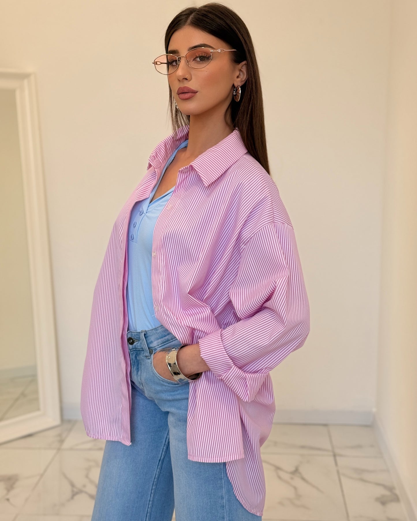 CAMICIA SUNDAY ROSA