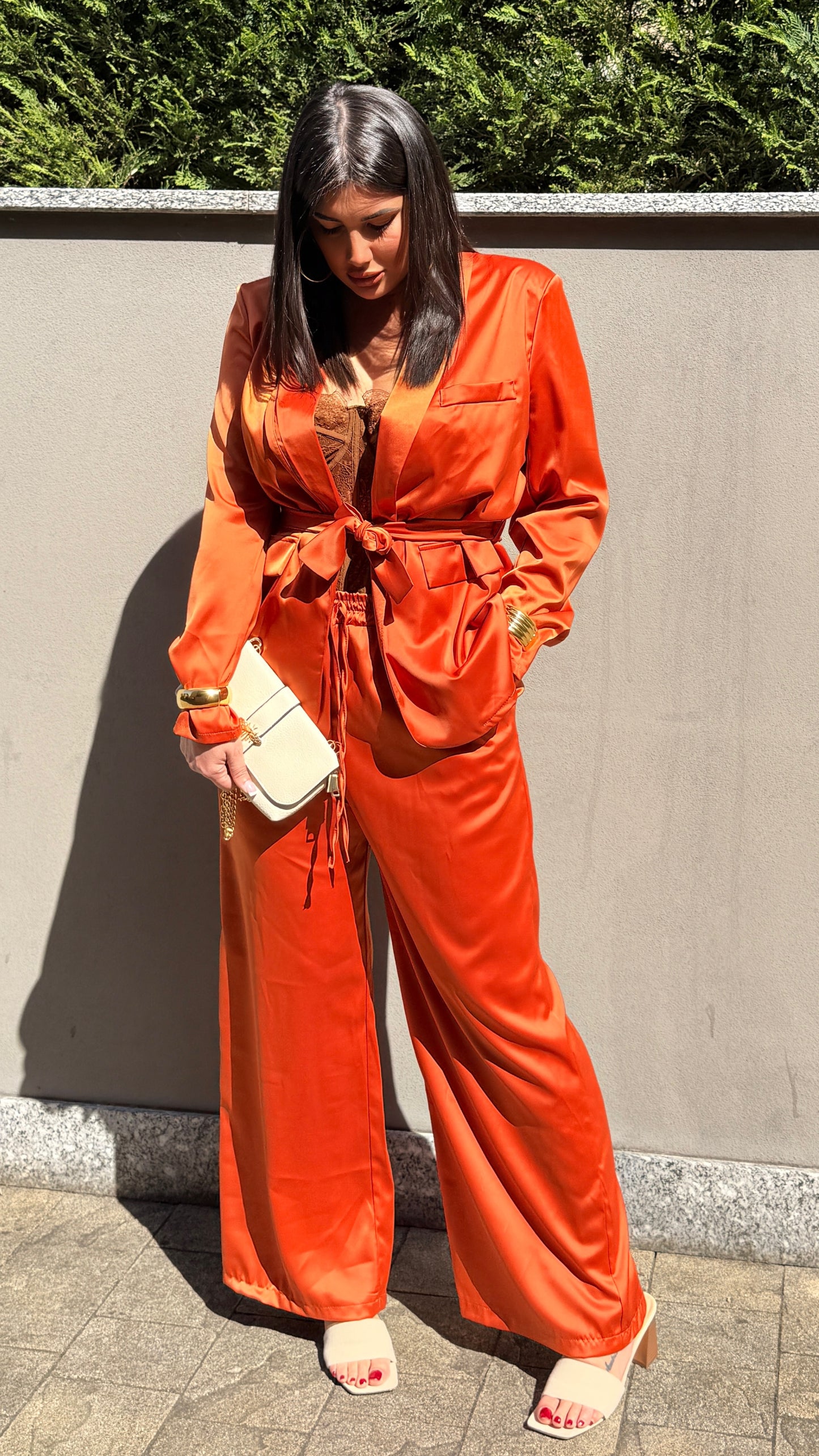 TAILLEUR CALLIOPE CURVY ARANCIONE