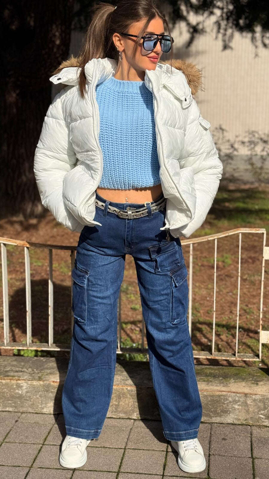 PULL MELLORY AZZURRO