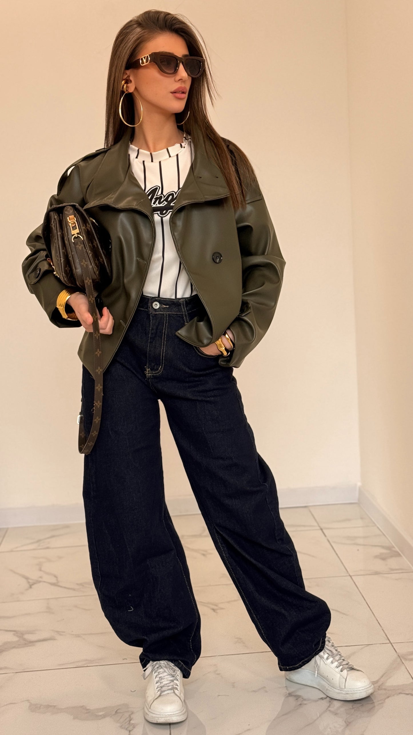 T-SHIRT LOS ANGELES BEIGE