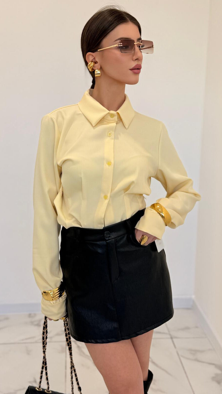 CAMICIA PARIS GIALLA