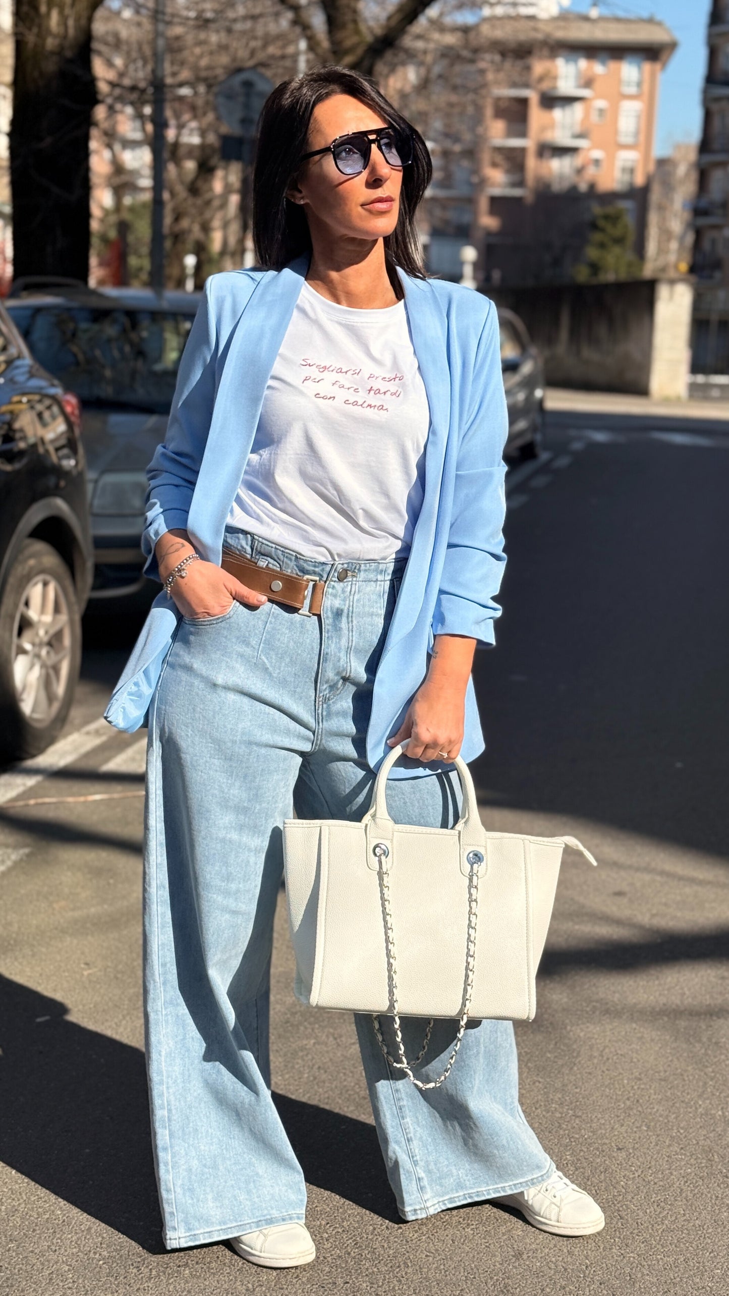 BLAZER AZZURRO