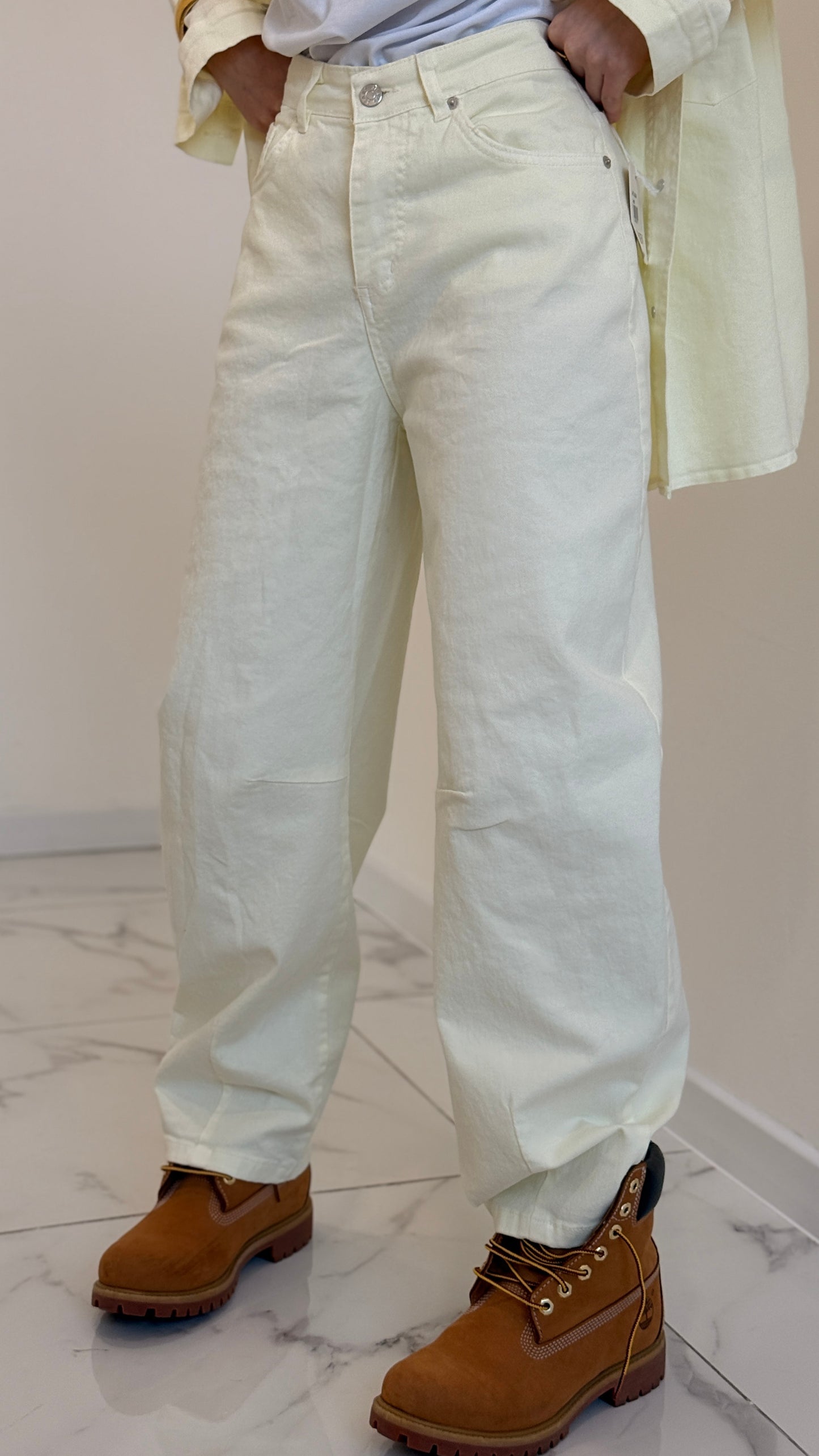 JEANS BAGGY VICKY GIALLO
