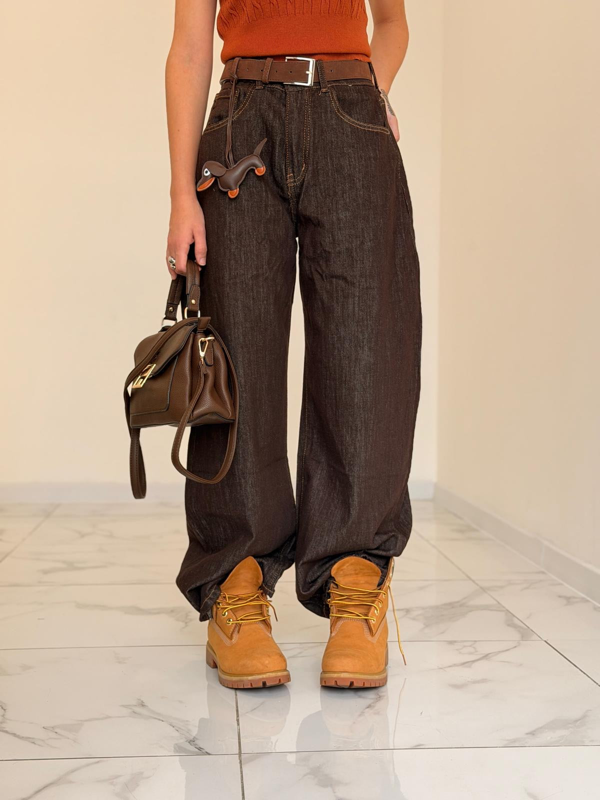 JEANS BAGGY BASSOTTO