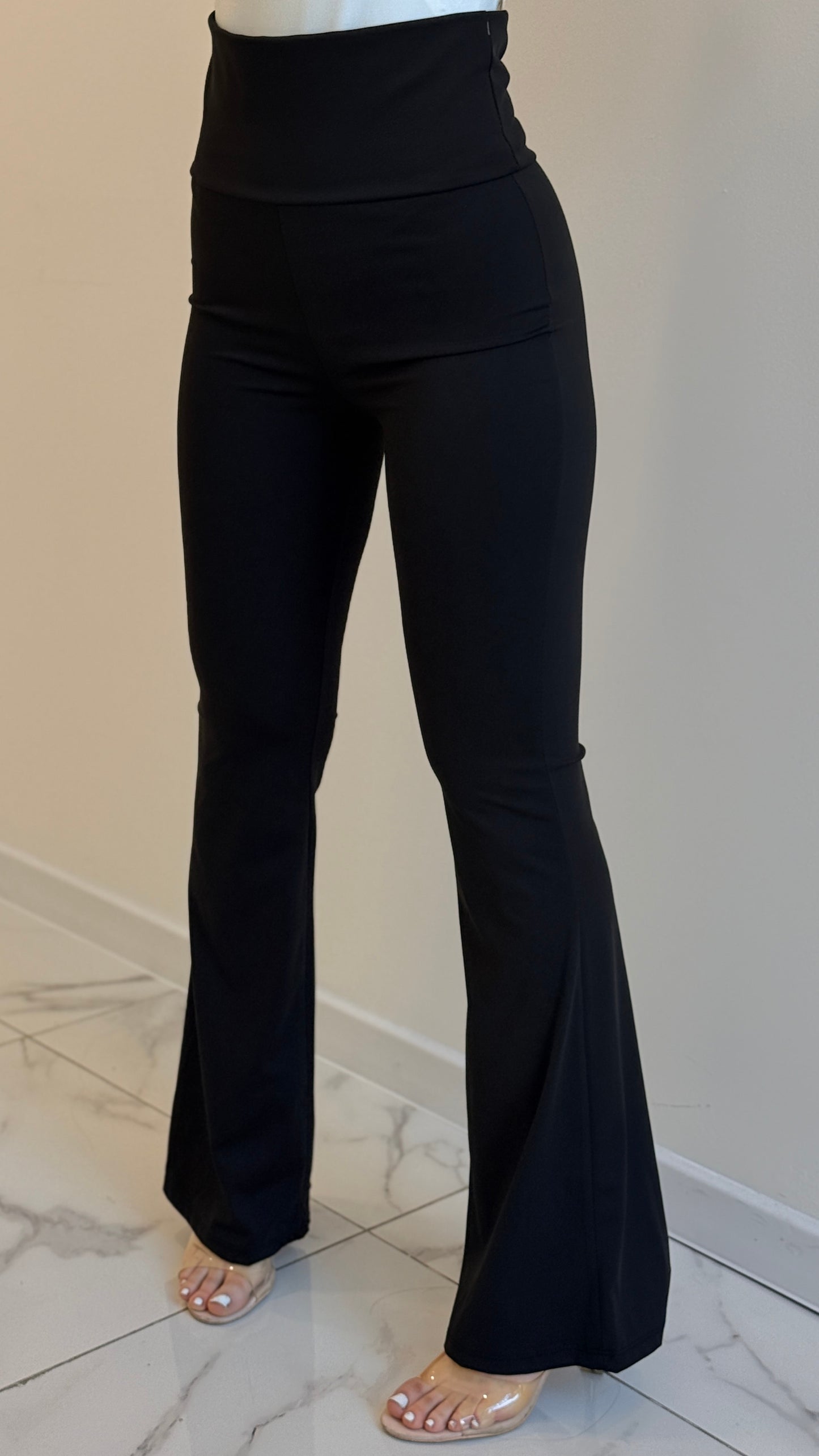 LEGGINS ZAMPA NERO