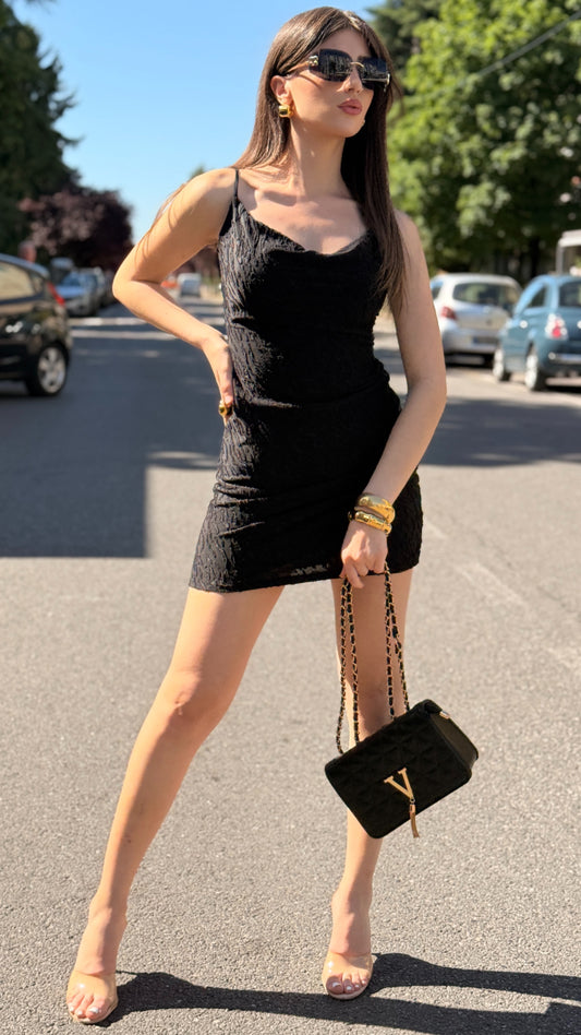 VESTITO ZAIRA NERO